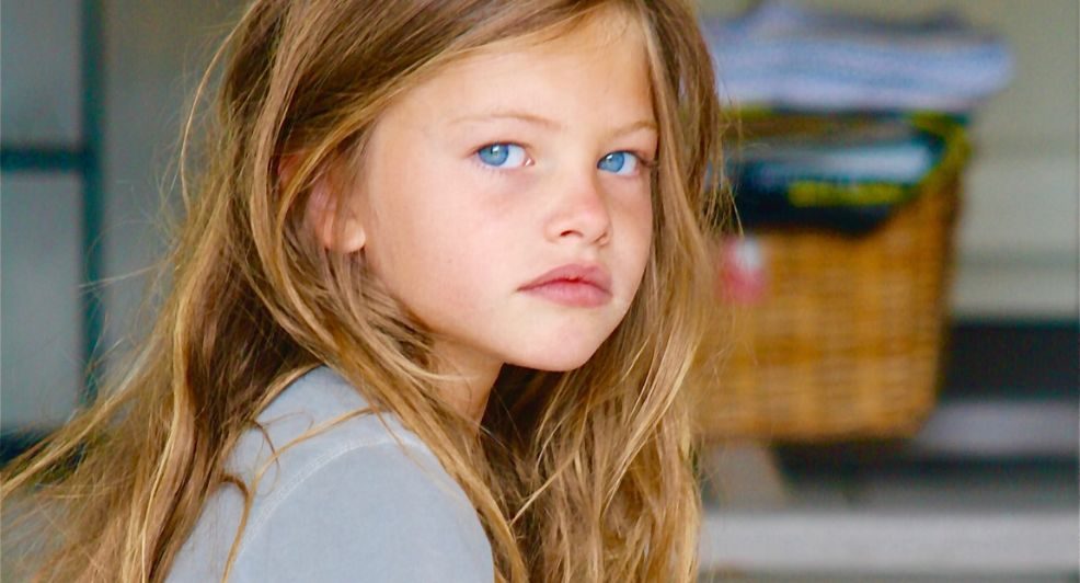 Thylane Blondeau vroeger.