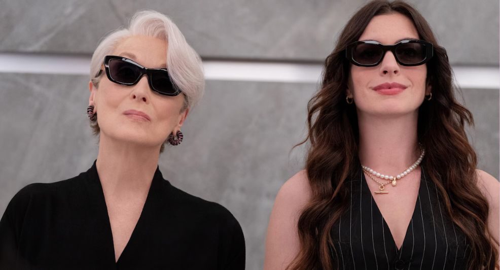 Miranda en Andy in The Devil Wears Prada.