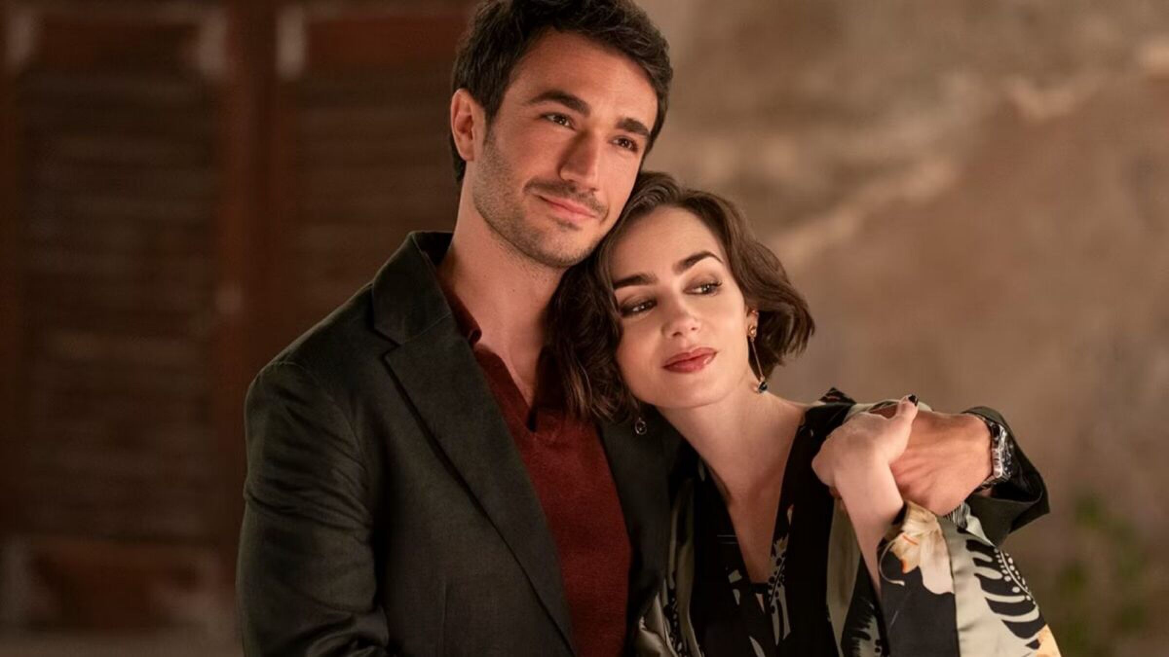 Marcello en Emily in Emily in Paris