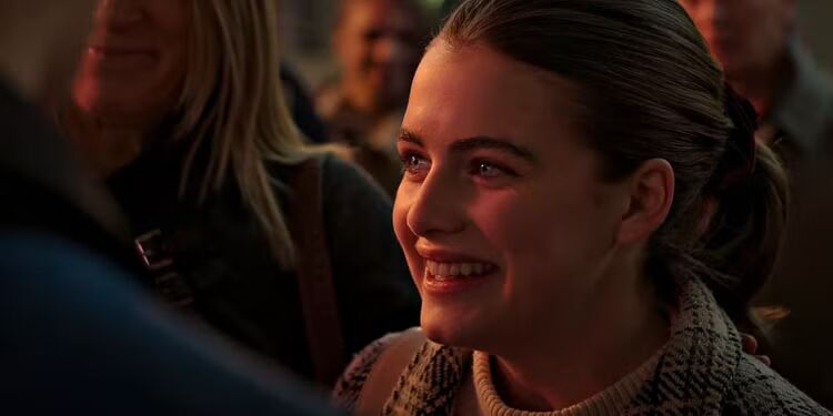 Ella Brigt in The Crown.
