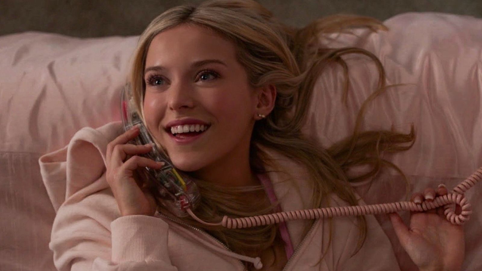 Meisje aan de telefoon.