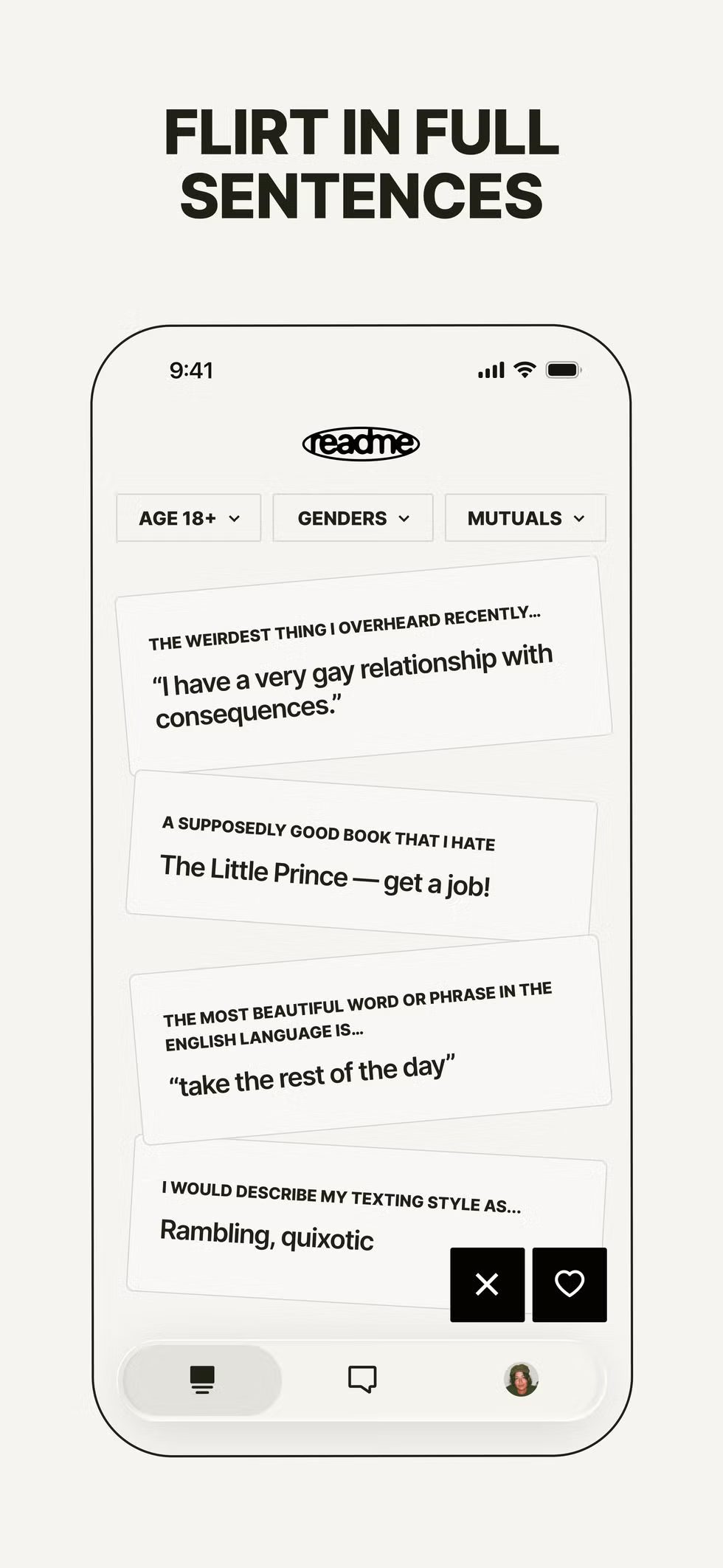 de datingapp Readme
