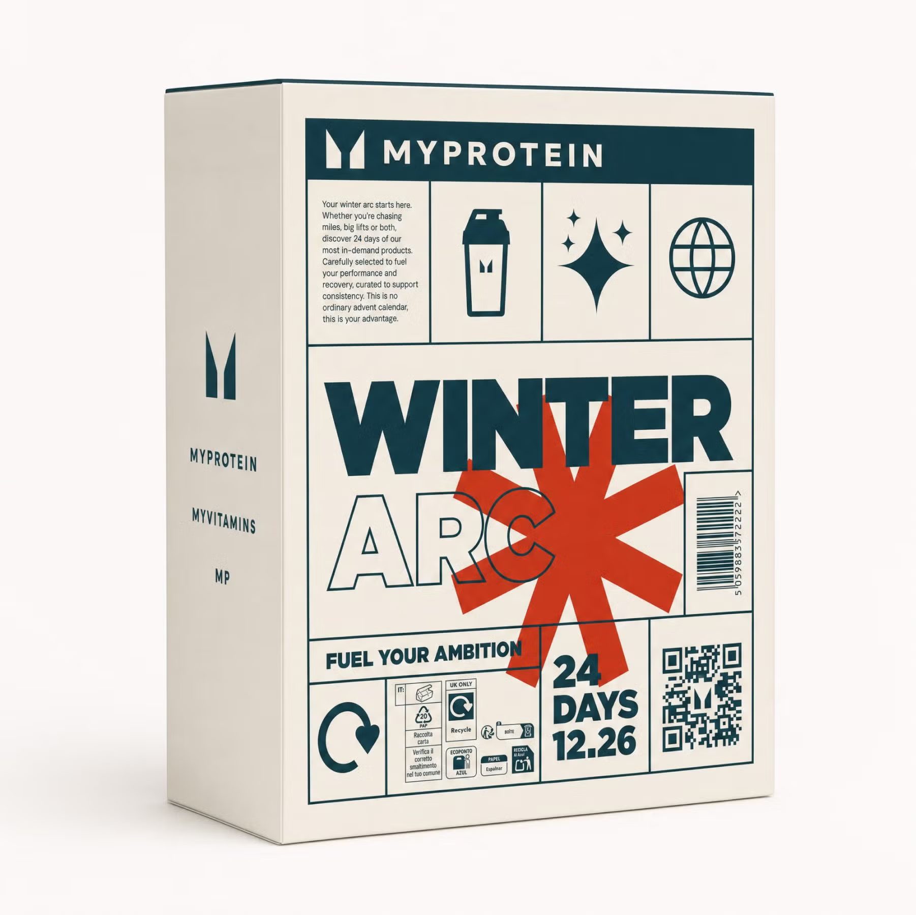 Adventskalender van Myprotein.