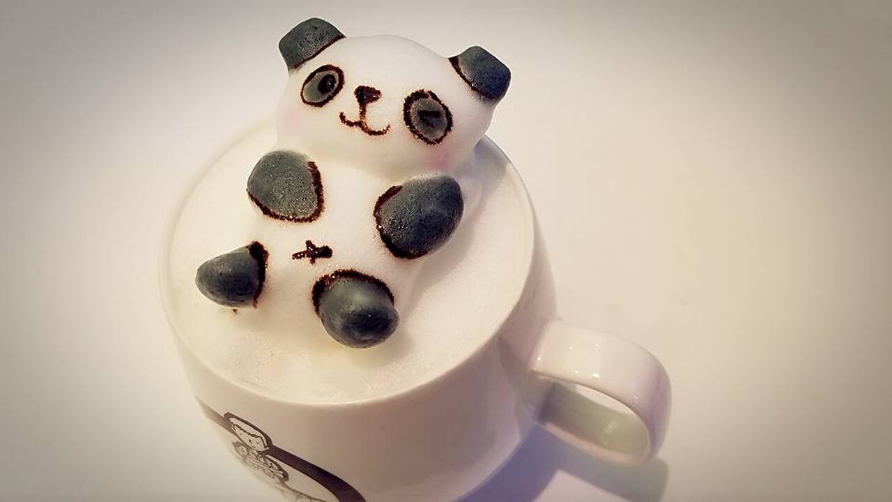 Illustratie voor: Deze 3-D koffiekunst is het perfecte begin van je dag