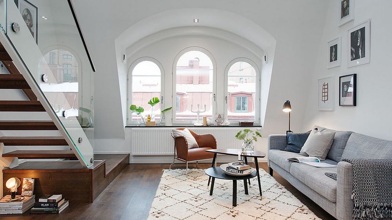 Illustratie voor: Dit appartement in hartje Stockholm is de droom van iedereen