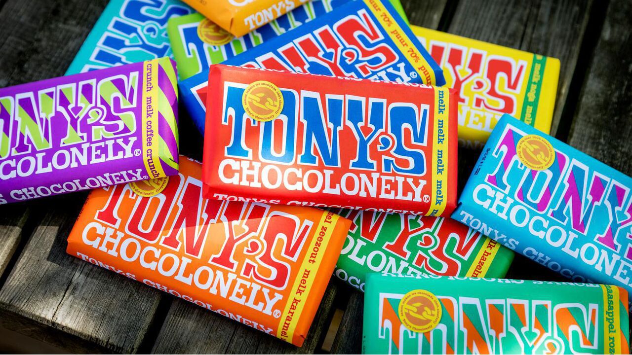 Illustratie voor: Onze vriend Tony’s Chocolonely komt met twee nieuwe smaken