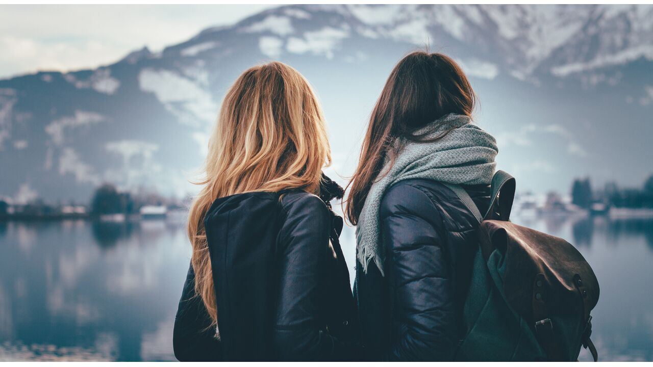 Illustratie voor: Een liefdesbrief aan de vriendin die er altijd is