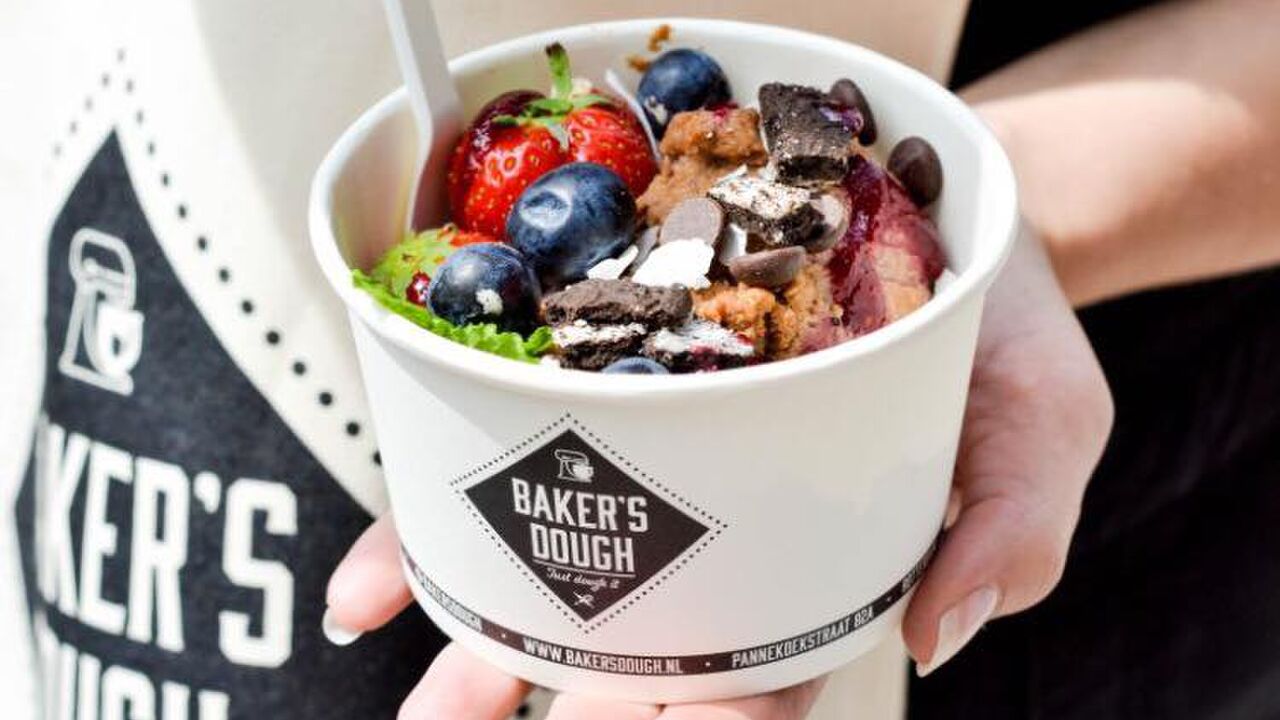 Illustratie voor: De koekjesdeegwinkel ‘Bakers Dough’ komt naar Amsterdam
