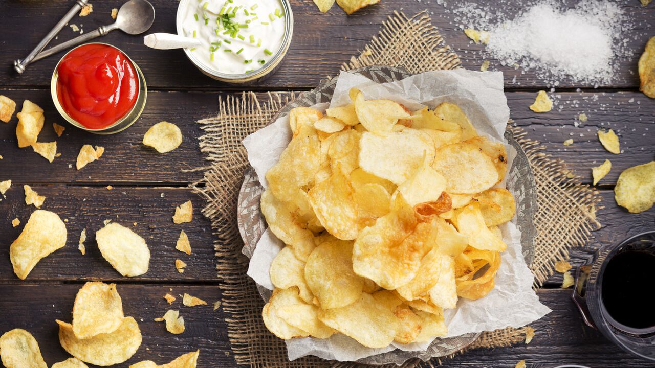 Illustratie voor: De wetenschap: chips is net zo verslavend als harddrugs