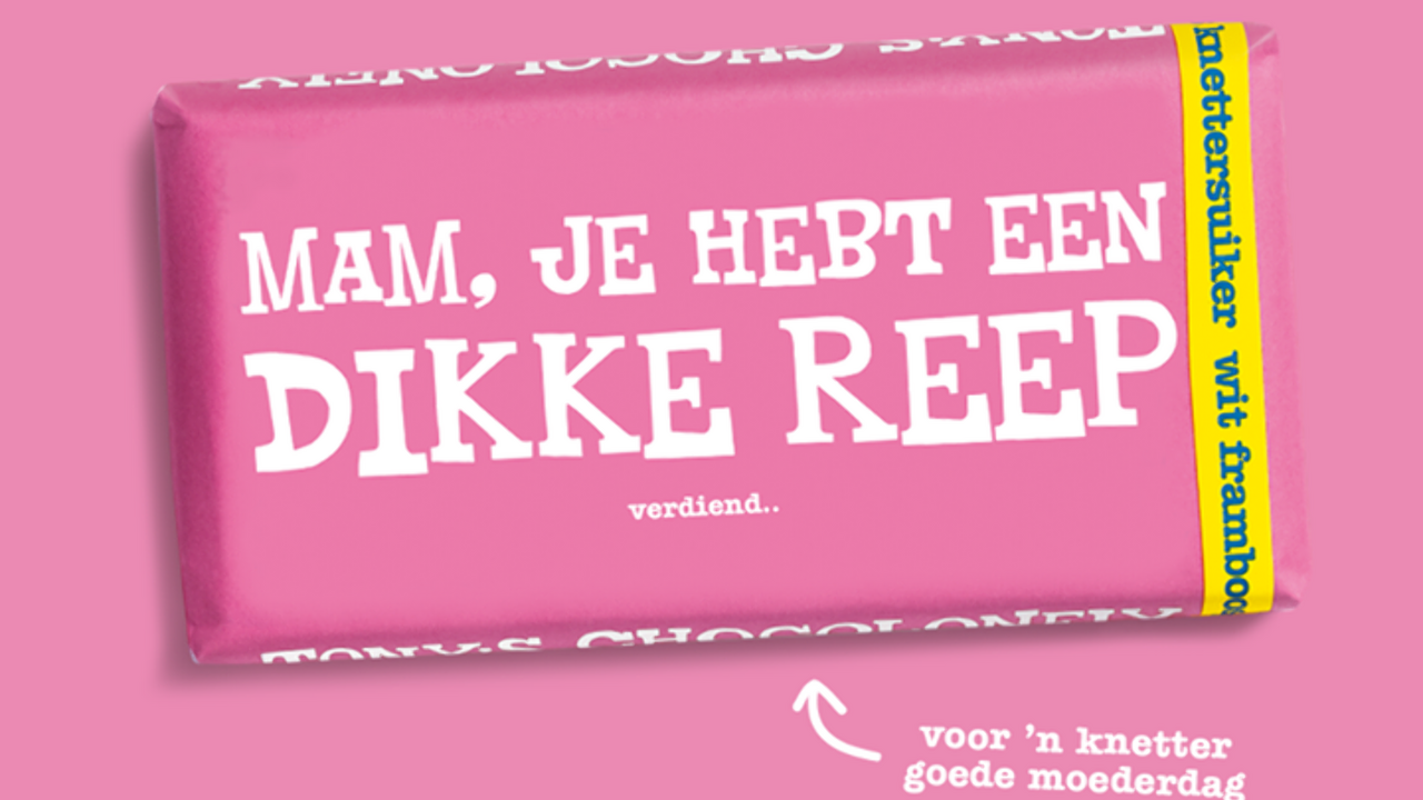 Illustratie voor: Nog geen moederdagcadeau? Tony’s Chocolonely lost het op