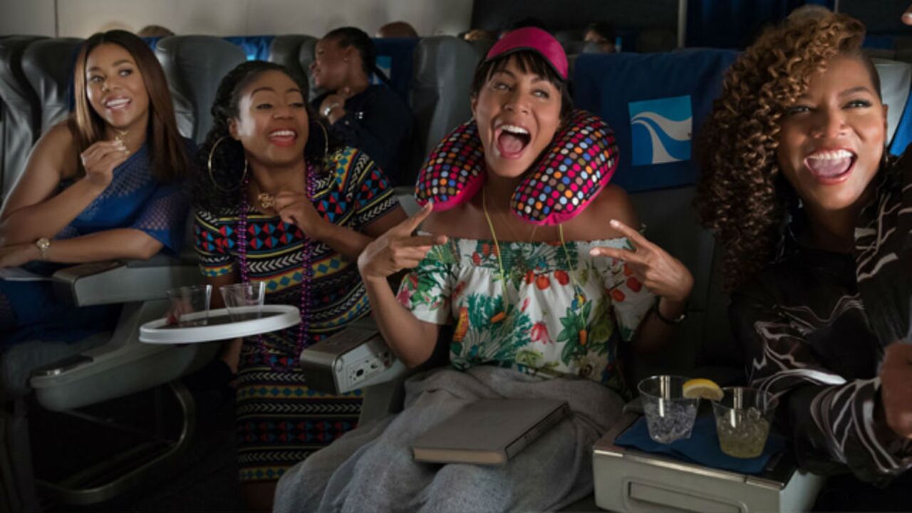 Illustratie voor: Vier jeugdvriendinnen en een wild weekend, de film Girls Trip wil je zien