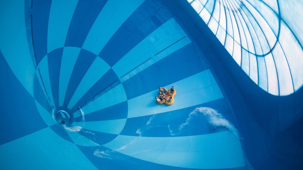Illustratie voor: Op naar Drenthe: vanaf nu glij hier van ‘s werelds grootste indoor waterglijbaan