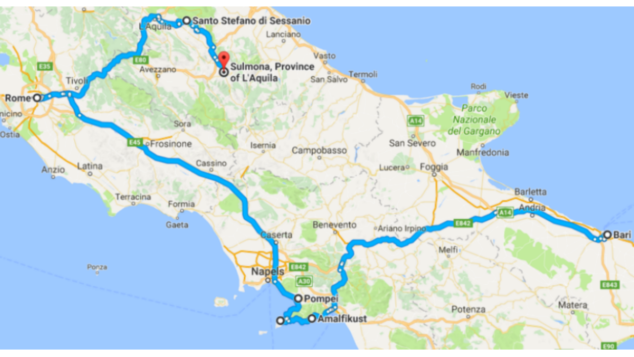 Illustratie voor: Maak jij deze zomer een roadtrip door Italië? Mis deze plekken niet
