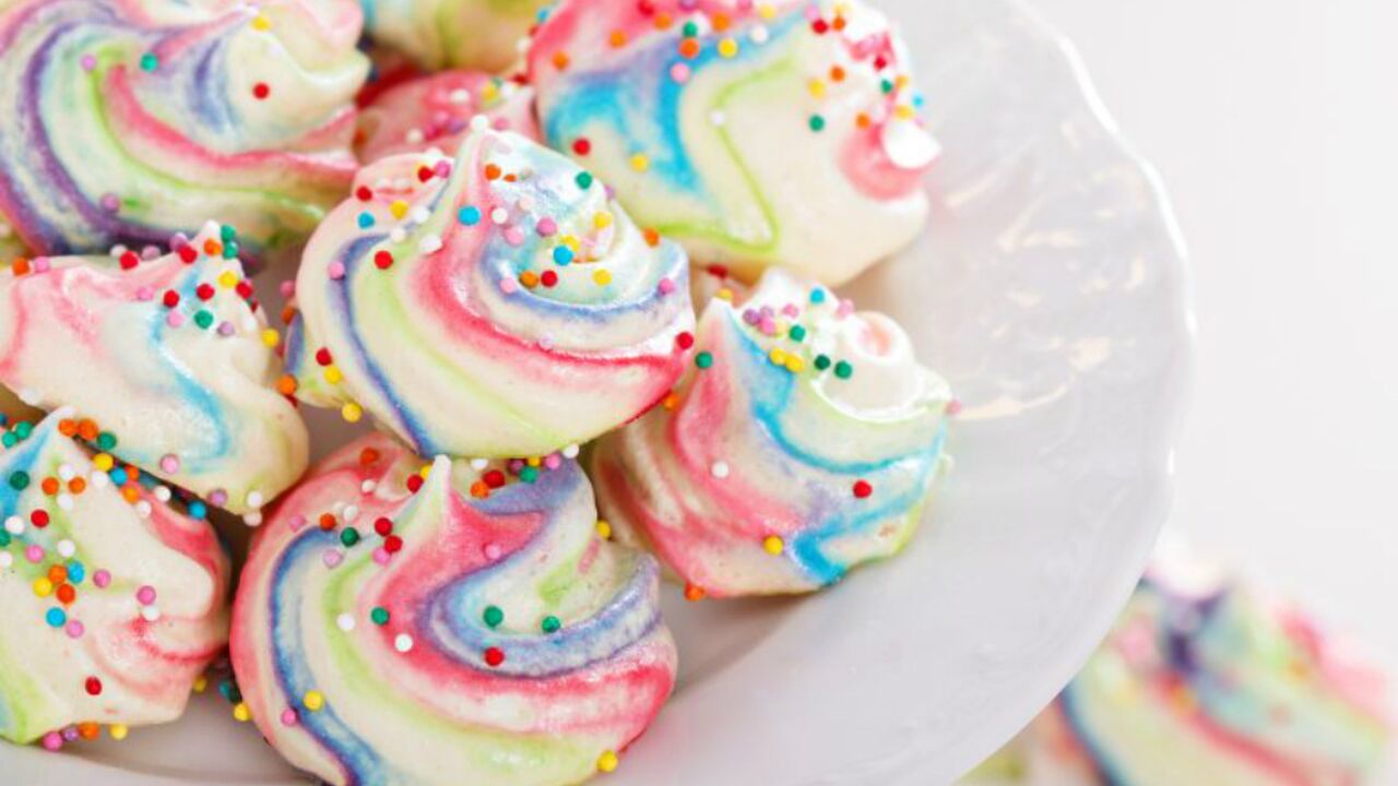 Illustratie voor: Een lust voor het oog: unicorn meringues