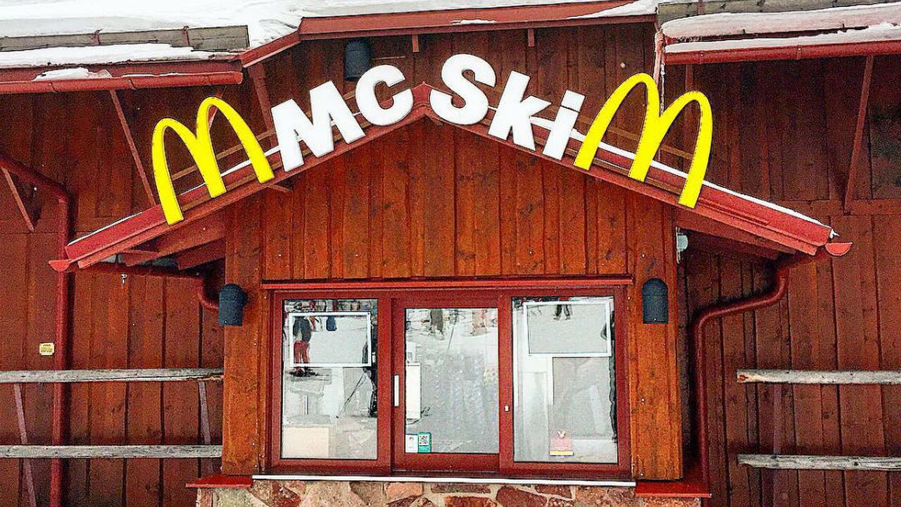 Illustratie voor: Geniet op de piste van je Big Mac dankzij deze McSki