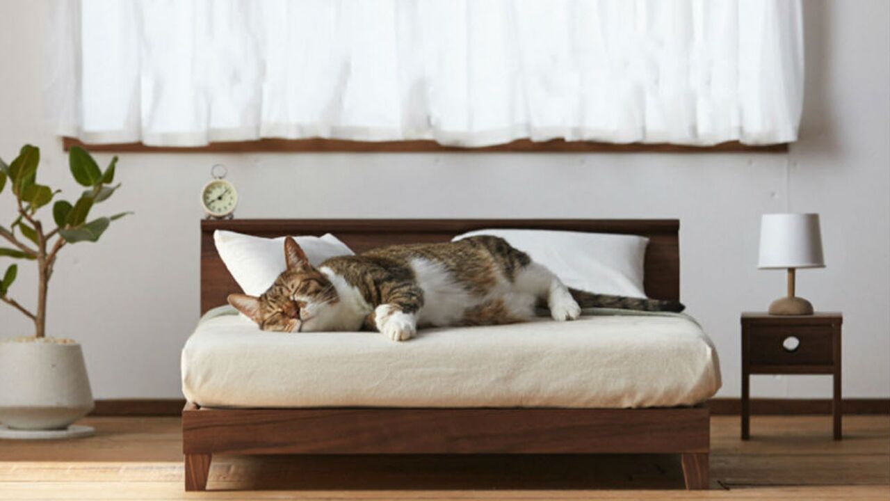 Illustratie voor: Deze mini-meubels gemaakt voor katten geven je kat een eigen huisje