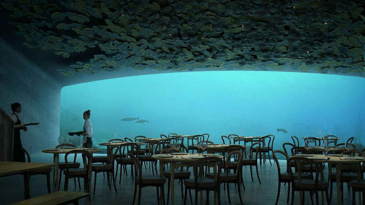 Illustratie voor: Het eerste onderwaterrestaurant van Europa opent binnenkort haar deuren