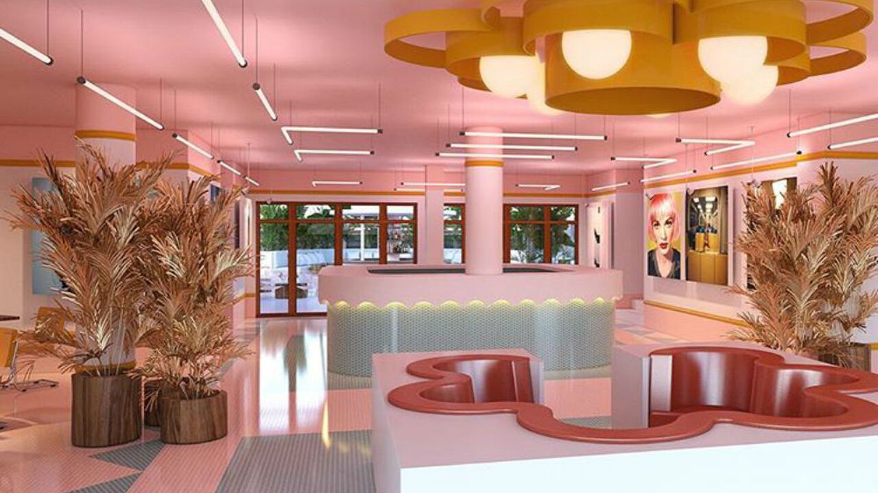 Illustratie voor: Dit volledig roze hotel in Ibiza is jouw absolute droomplek