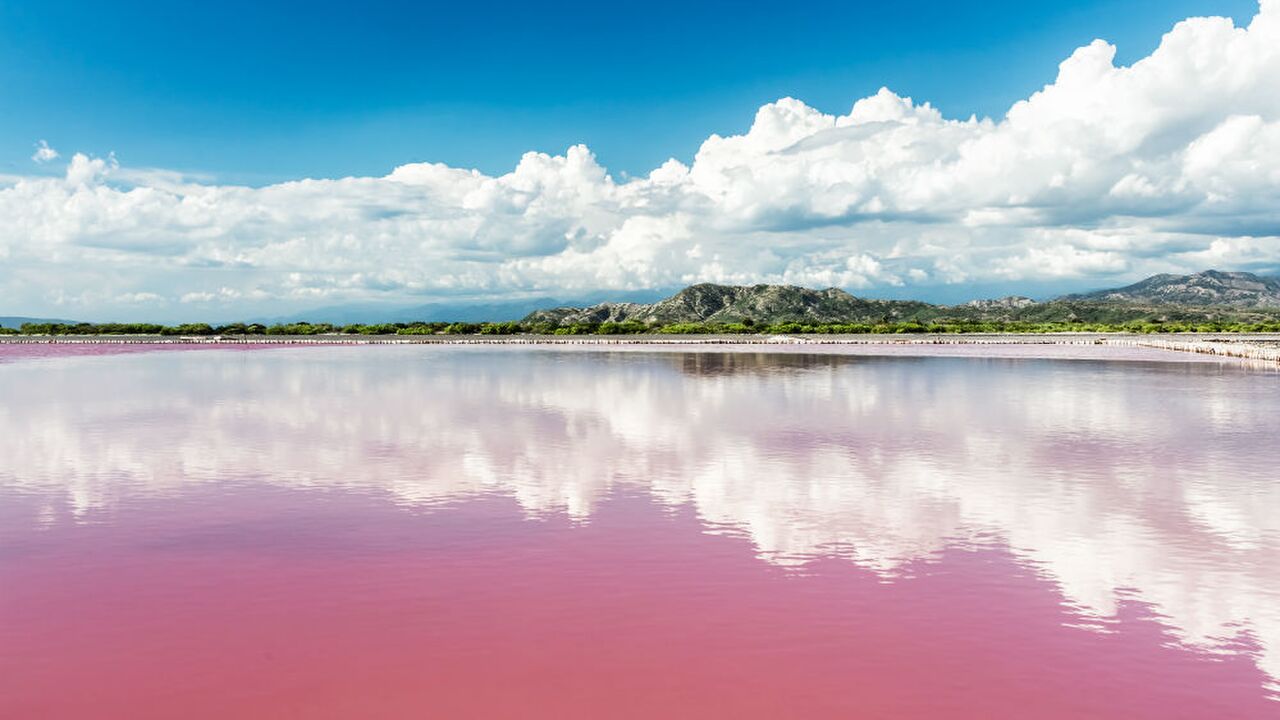 Illustratie voor: Een pareltje: het zuurstok roze meer in Senegal
