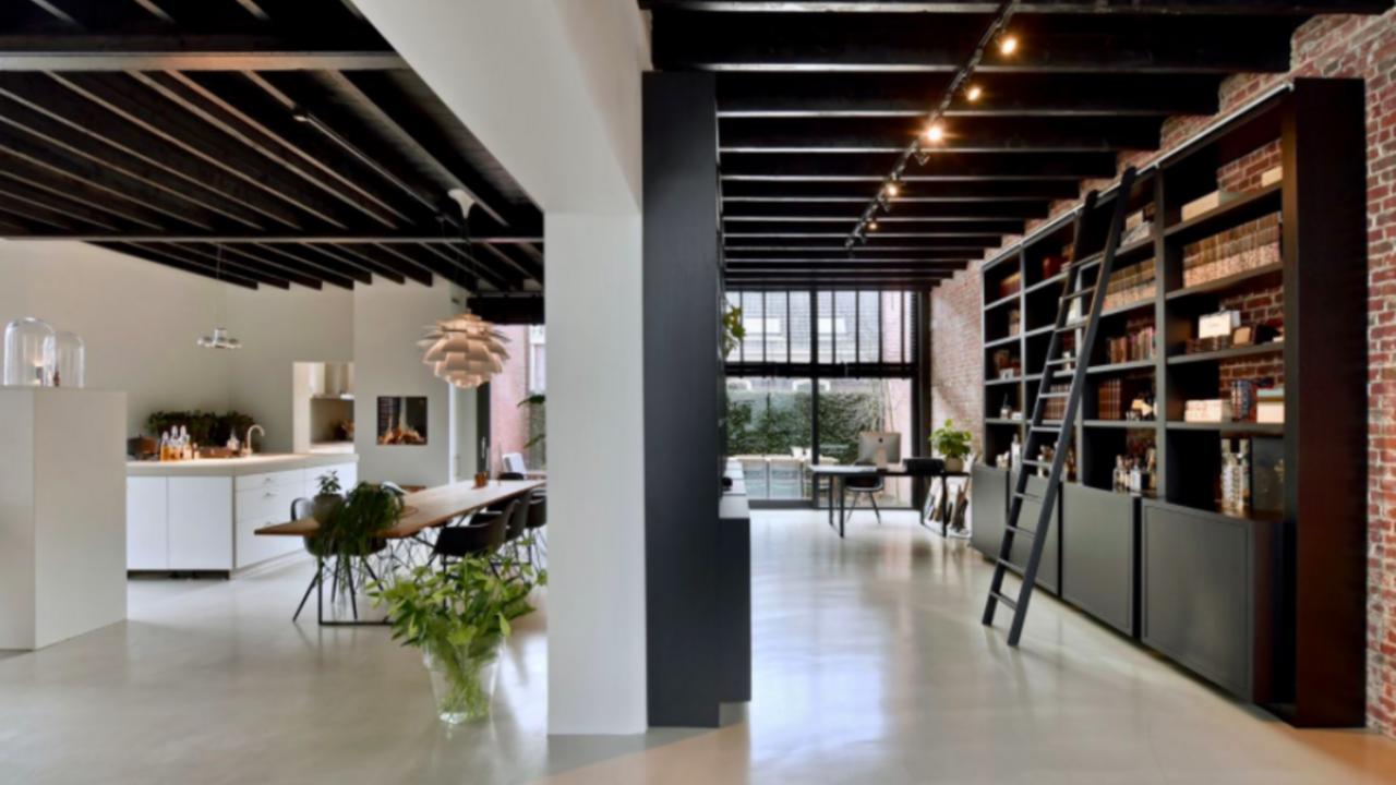 Illustratie voor: In dit waanzinnige loft in Tilburg waan je je in New York
