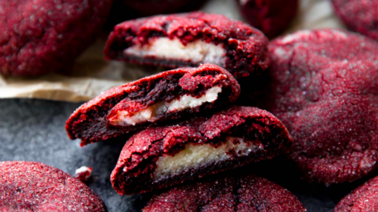 Illustratie voor: Makkelijkste recept ever: Red Velvet koekjes