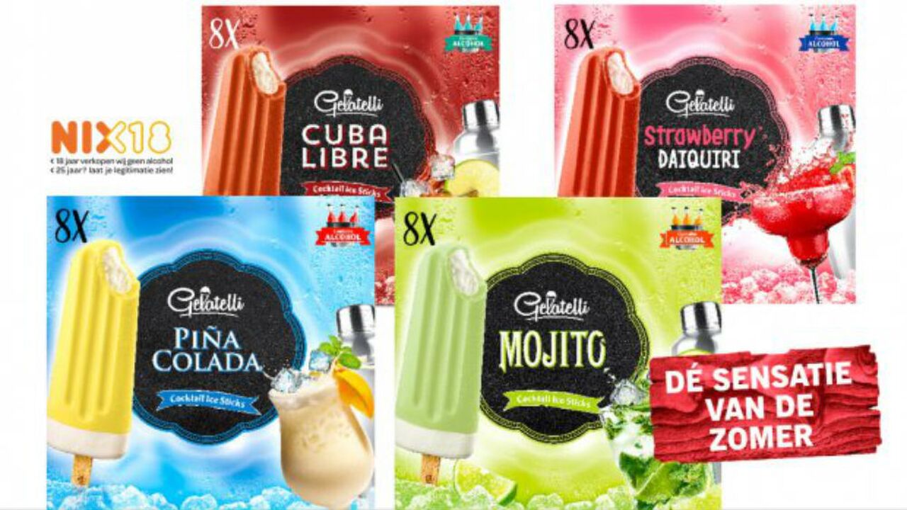 Illustratie voor: Cocktail lovers opgelet! Lidl komt met 4 nieuwe cocktail waterijsjes