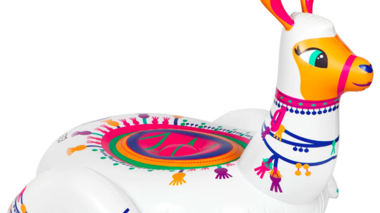 Illustratie voor: Doei unicorn, wij willen de lama floatie