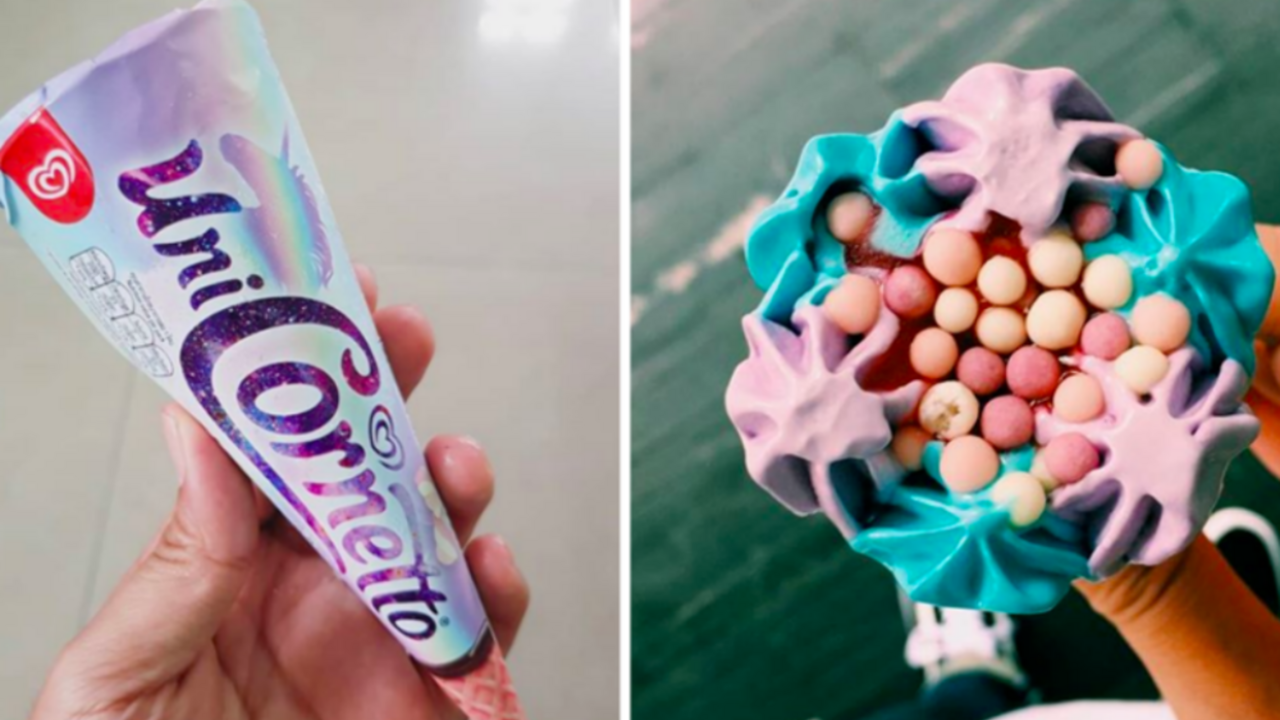 Illustratie voor: Voor de liefhebber: unicorn Cornetto ijsjes bestaan