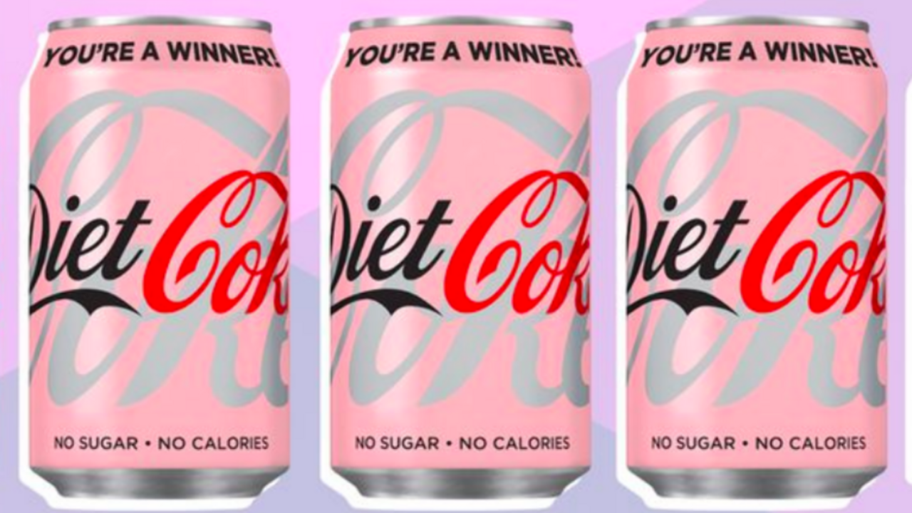 Illustratie voor: Coca-Cola Light heeft tegenwoordig roze blikjes