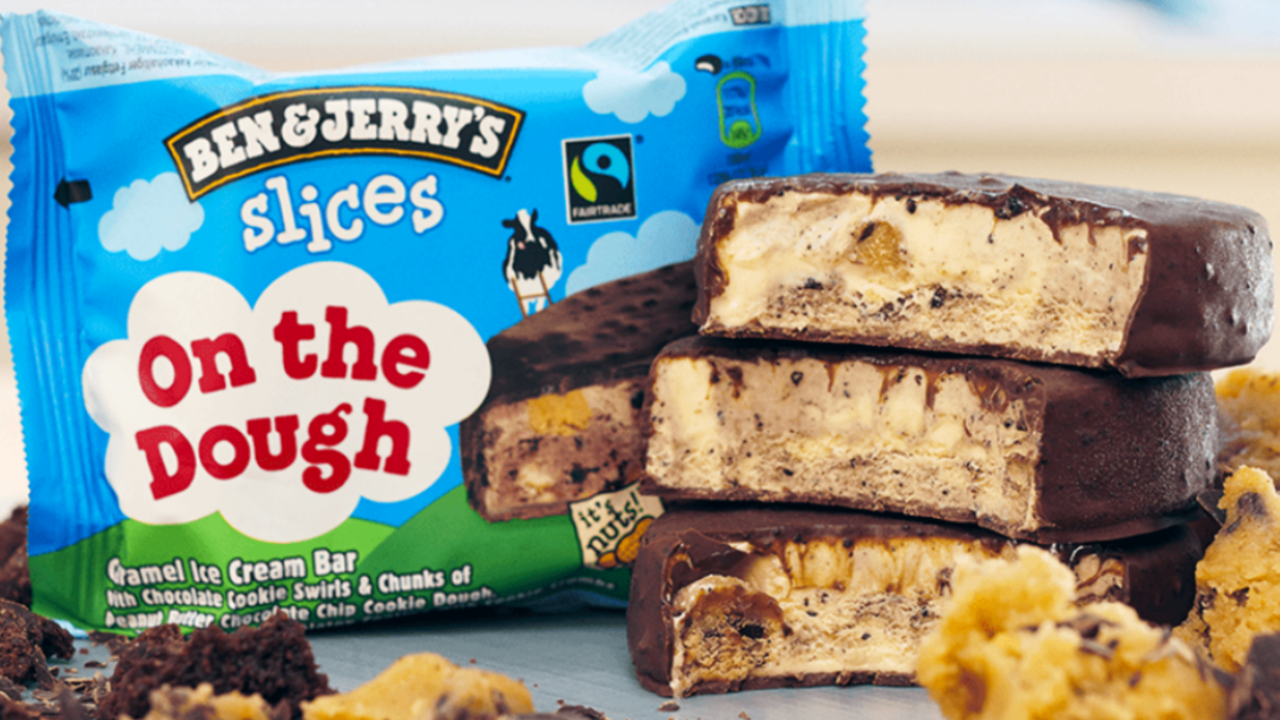 Illustratie voor: Ben & Jerry’s komt met nieuwe ijsjes met stukjes pindakaaskoekjesdeeg