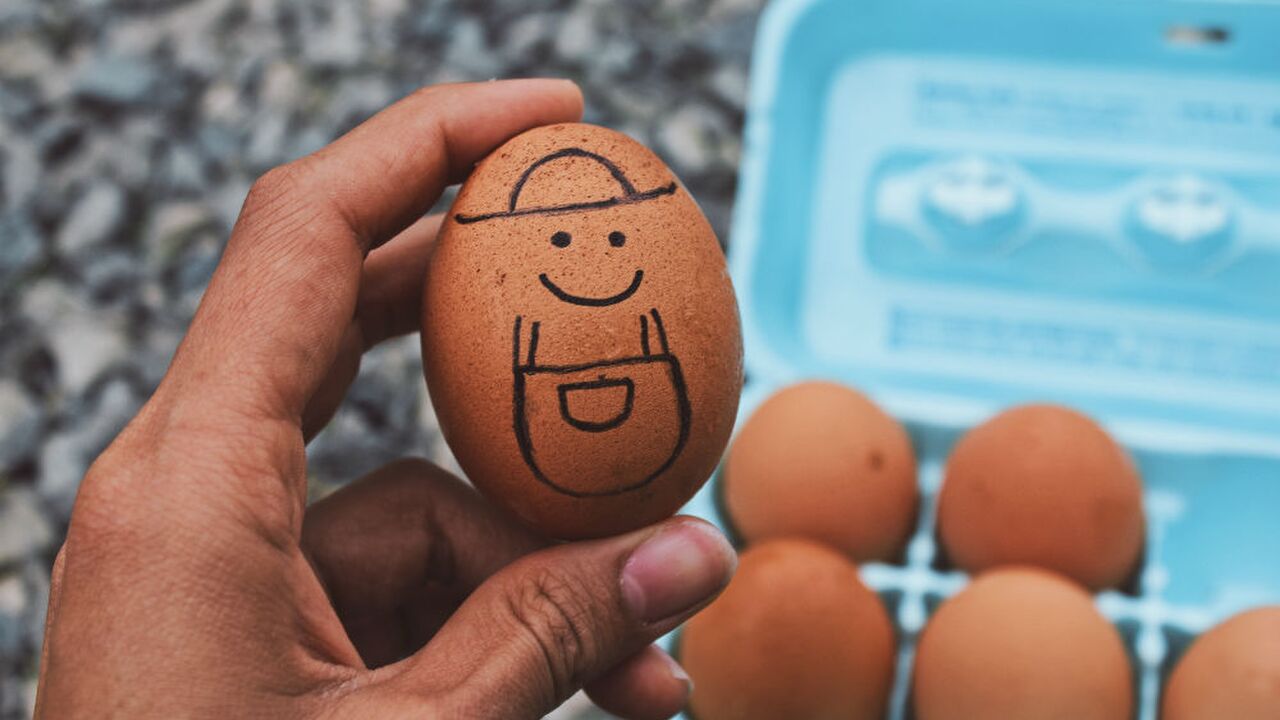 Illustratie voor: Tussendoortje bij Pasen: gevulde eieren met avocado