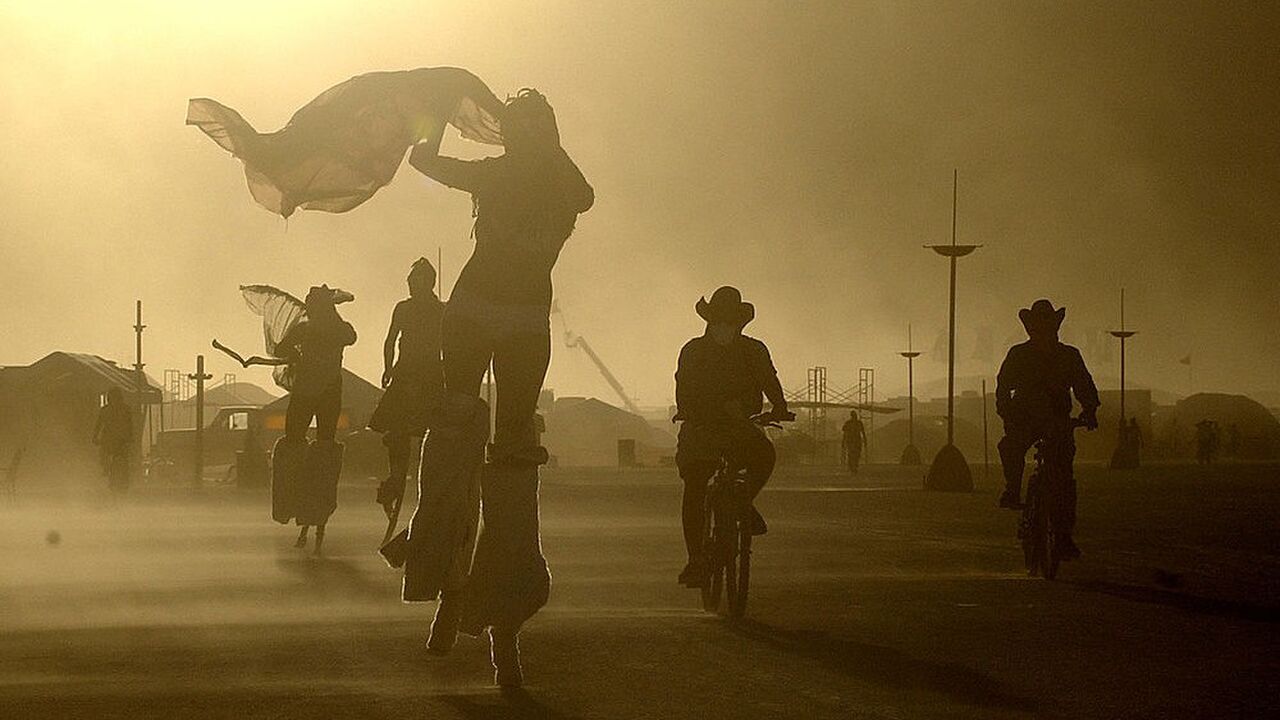 Illustratie voor: Burning Man: dit waren de coolste looks in de woestijn