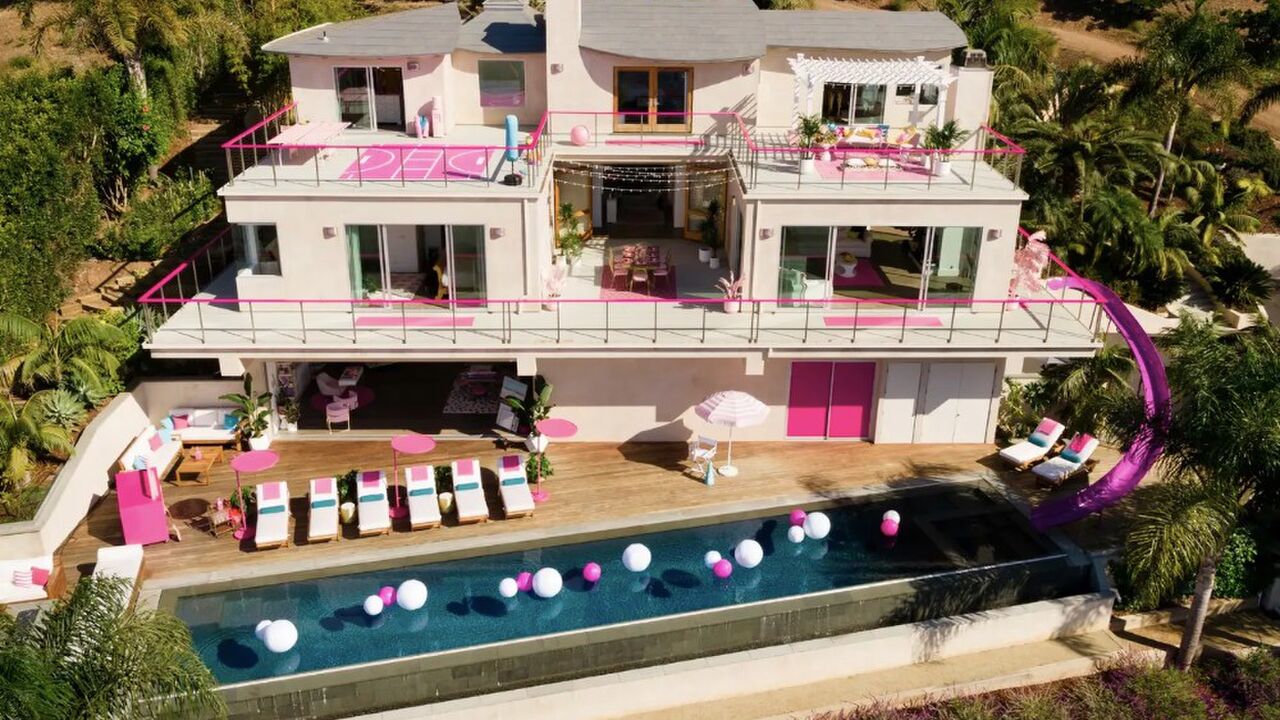Illustratie voor: Een jeugddroom die uitkomt: je kunt overnachten in Barbie’s Malibu Dreamhouse