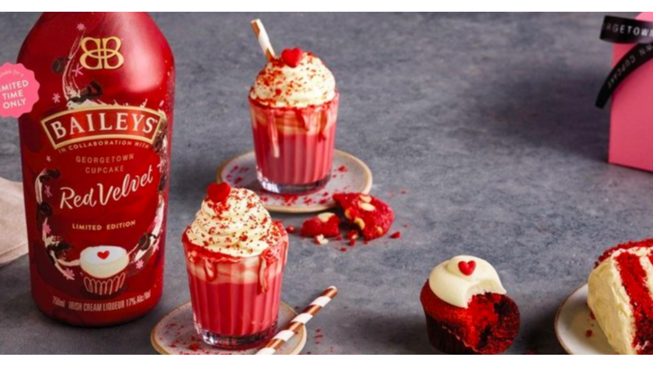 Illustratie voor: Red Velvet Baileys bestaat en wij kunnen nergens anders meer aan denken