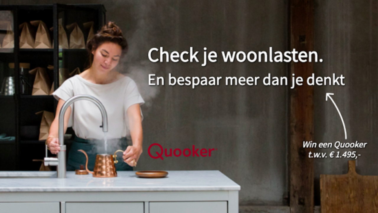Illustratie voor: WINACTIE! Maak kans op een Quooker t.w.v. € 1.495!