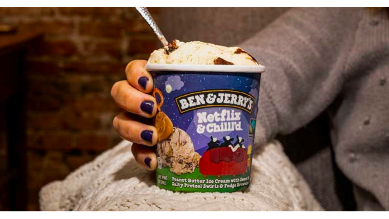 Illustratie voor: Ben & Jerry’s maakt Netflix kijken nu nóg leuker!
