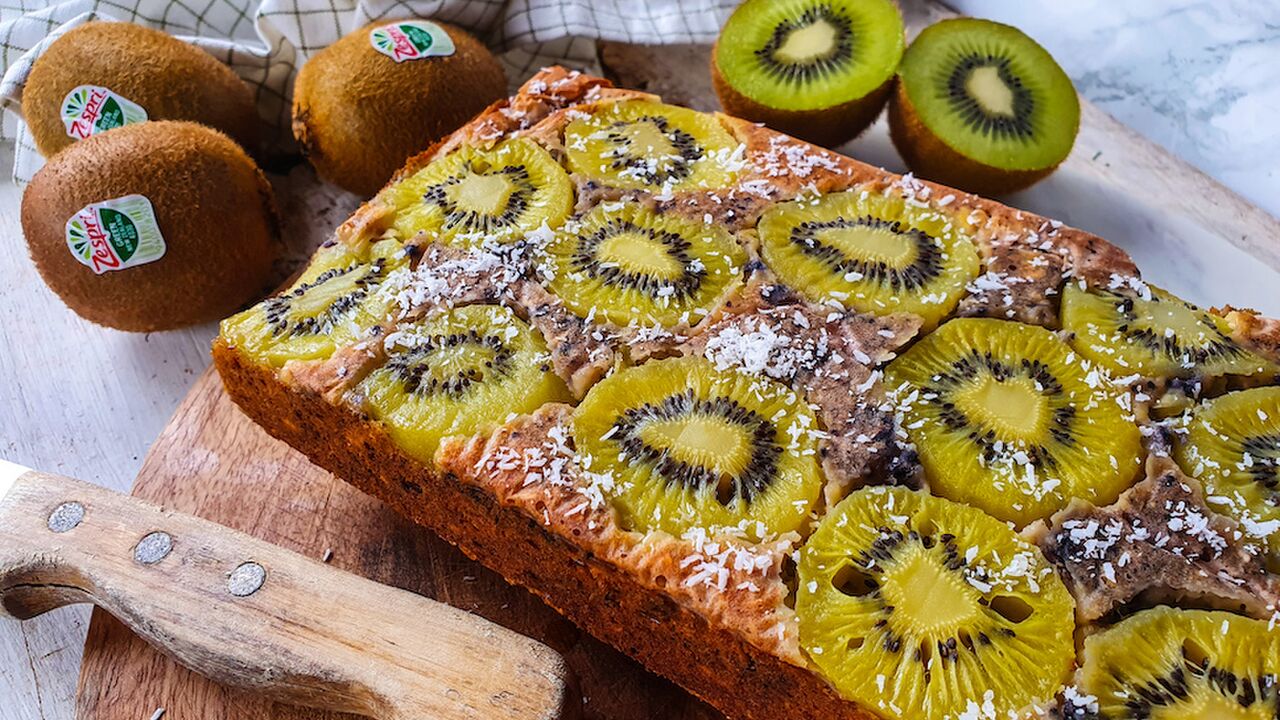 Illustratie voor: Lekker op zondag: kiwi ontbijtcake