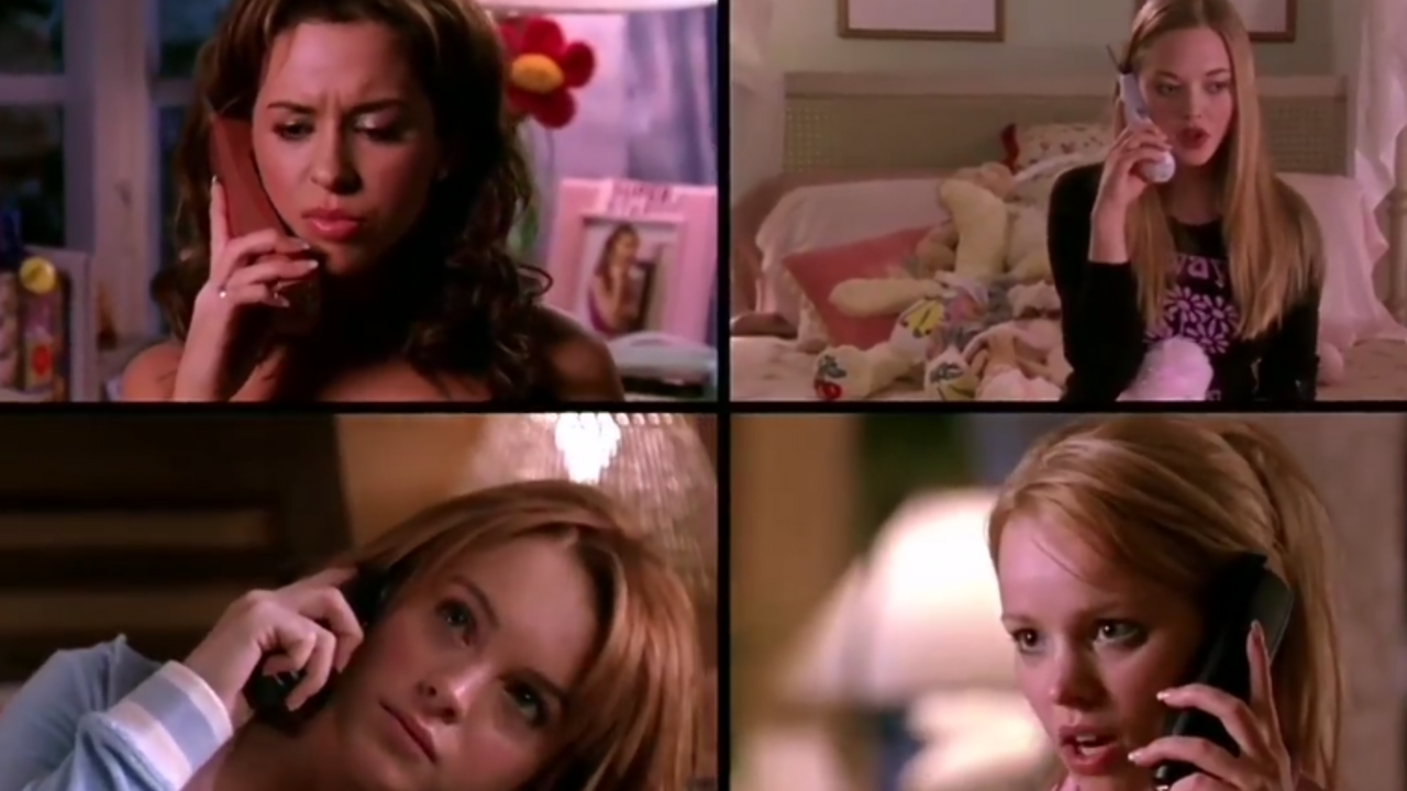 Illustratie voor: Wil je zien: iconische telefoon-scene van Mean Girls opnieuw gedaan door actrices