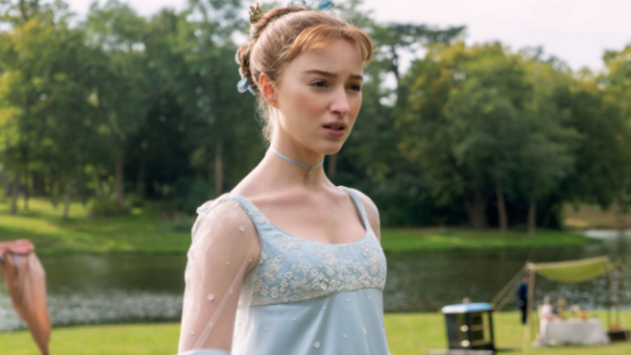 Illustratie voor: Bridgerton’s Phoebe Dynevor vertelt: ‘Dít was de moeilijkste scène om te filmen’