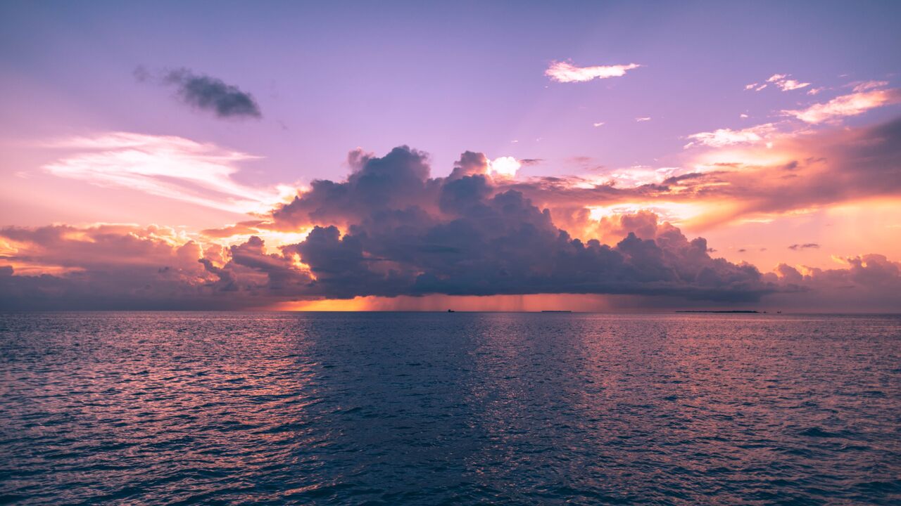 Illustratie voor: Dit is waarom de lucht rood, oranje of roze kleurt met zonsondergang