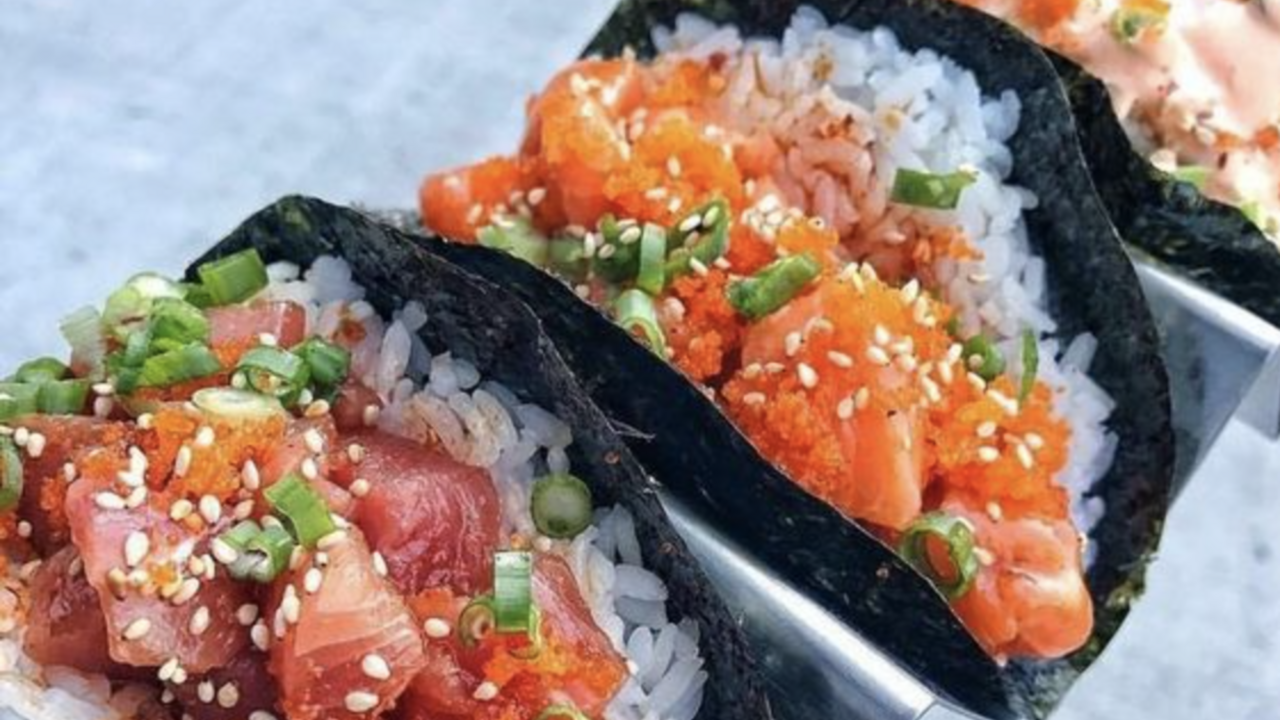 Illustratie voor: Yummy! Met dit recept maak je zelf sushi taco’s