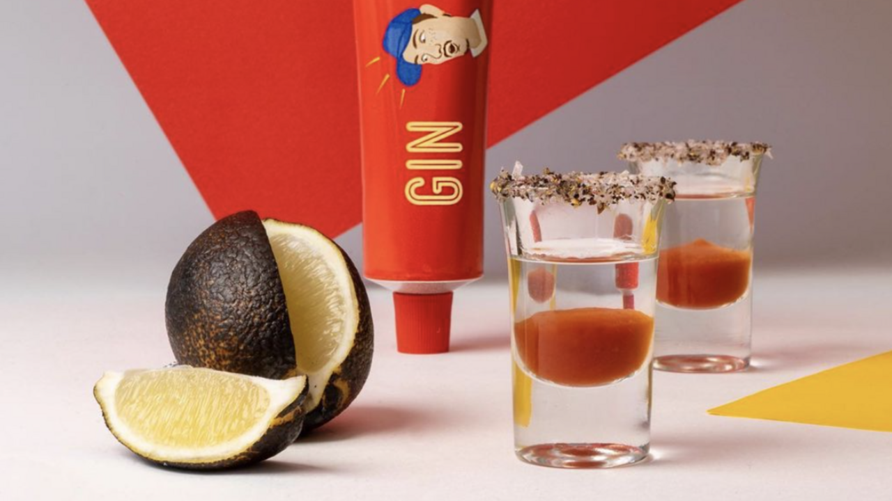 Illustratie voor: Deze mayo en ketchup mét gin maakt jouw snack een stuk leuker