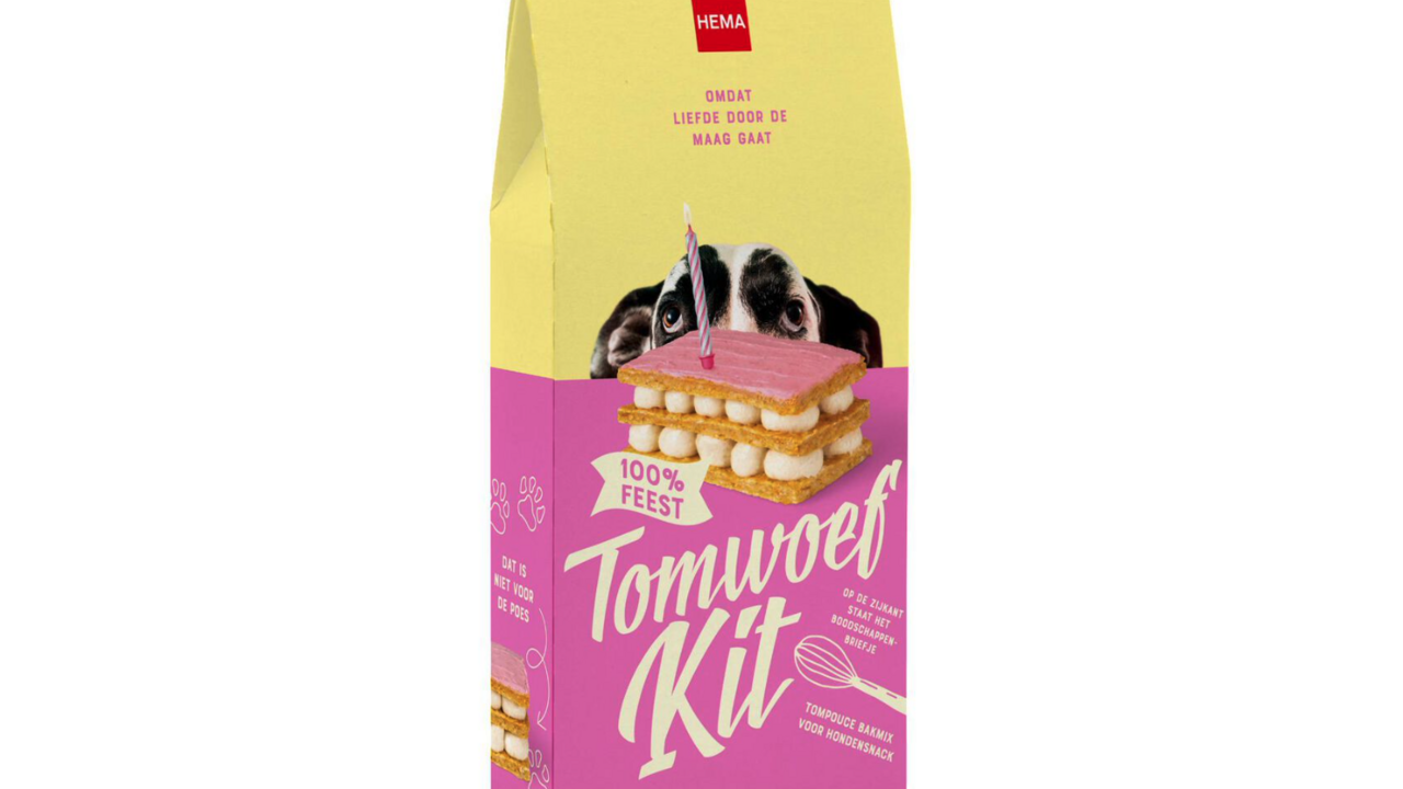 Illustratie voor: HEMA komt met tompouce voor honden speciaal voor dierendag