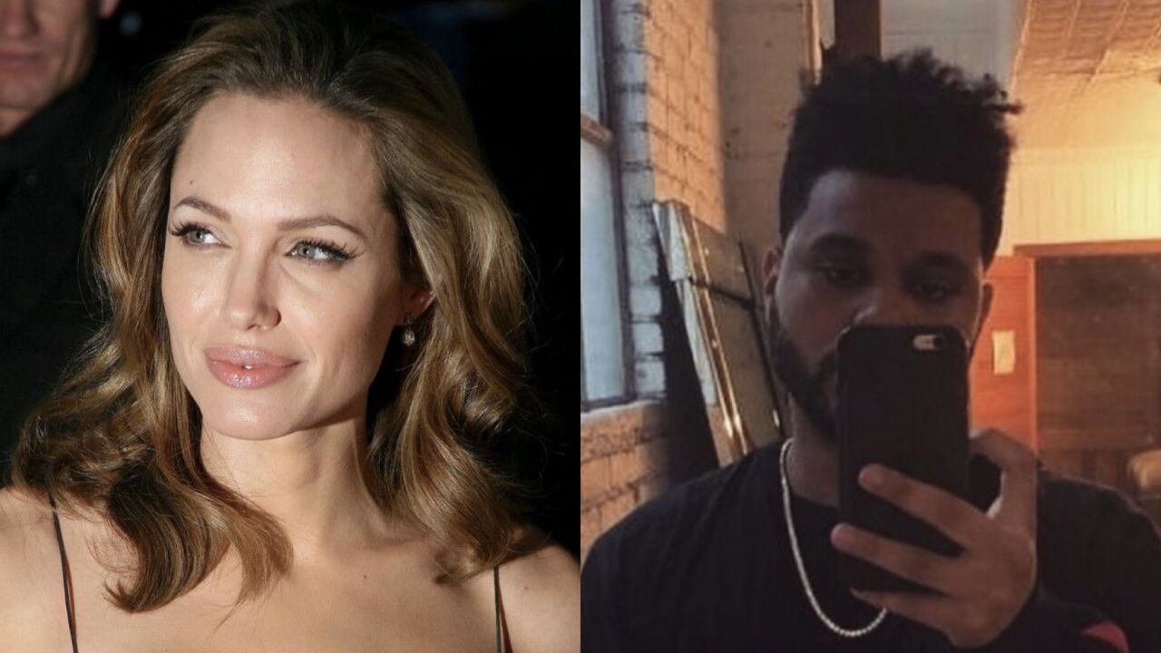 Illustratie voor: Zijn Angelina Jolie en The Weeknd aan het daten?
