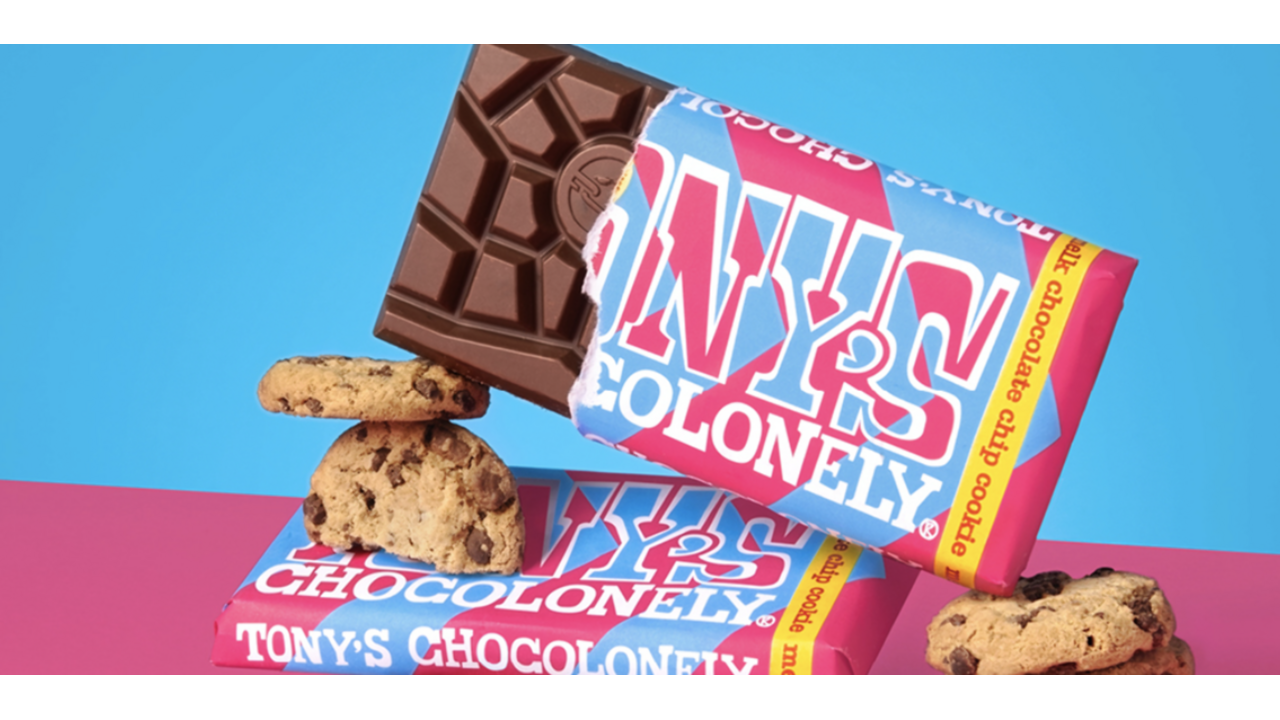 Tony's Chocolonely chocolate chip cookie smaak