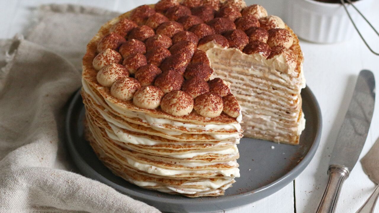Illustratie voor: Met deze tiramisu crêpes steel jij de show tijdens de kerstbrunch