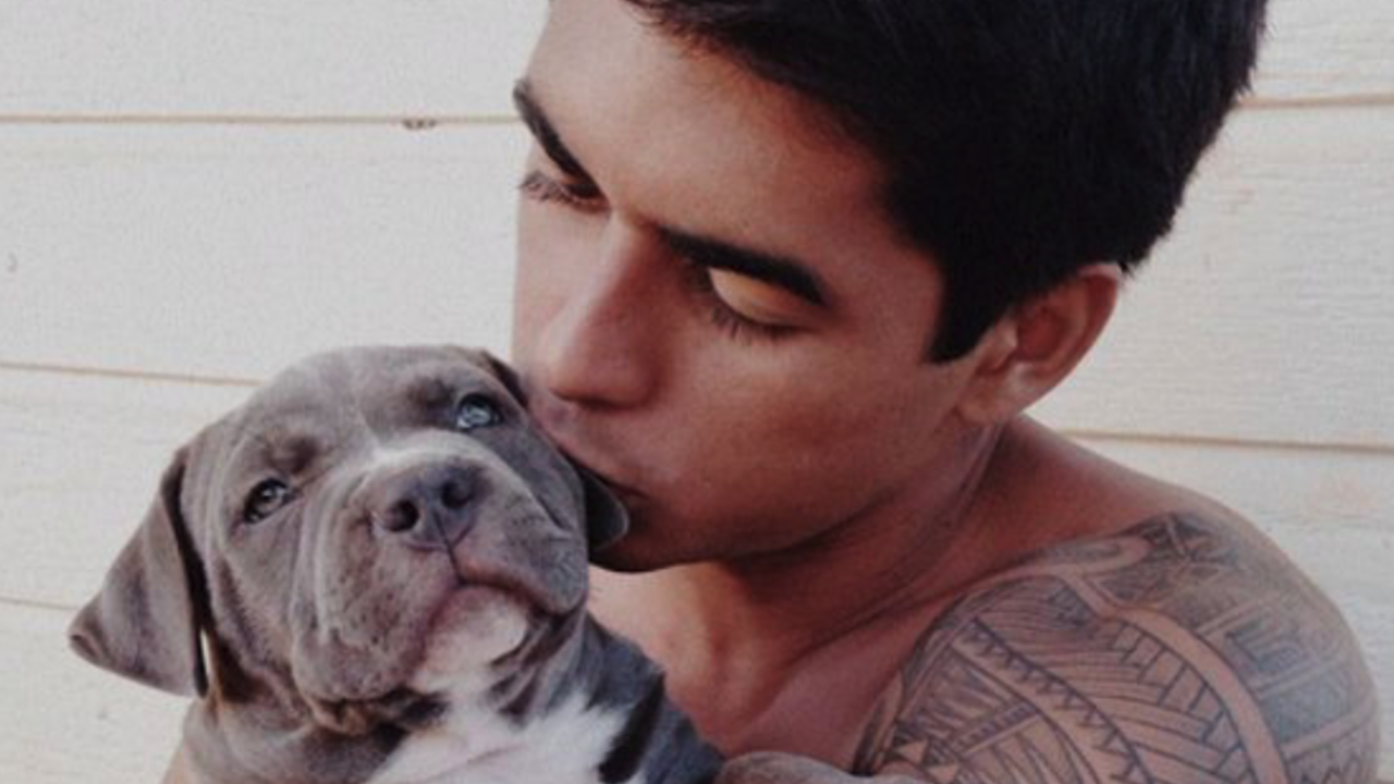 Illustratie voor: Mannen met honden op hun datingprofiel willen vaker settelen
