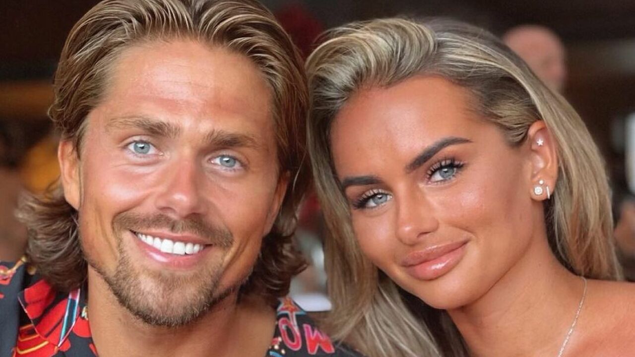 Illustratie voor: André Hazes en Sarah van Soelen zijn on a break