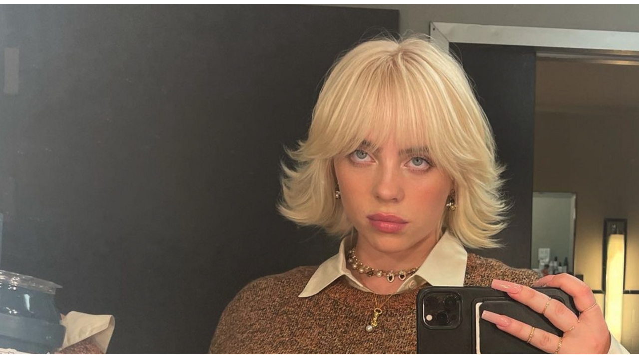 Illustratie voor: Zien: Billie Eilish verft haren terug naar eigen kleur