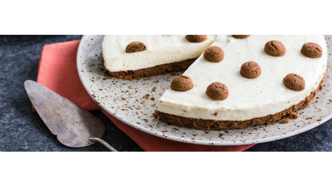 Illustratie voor: Deze pepernoten cheesecake eet jij met Sinterklaas
